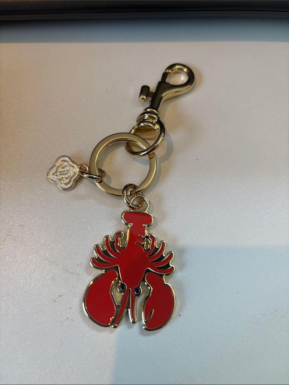 Roller rabbit target keychain lobster